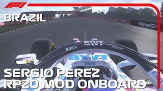 Sergio Perez with Racing Point RP20 Onboard Lap Around Brazil  Assetto Corsa [upl. by Phyllis343]