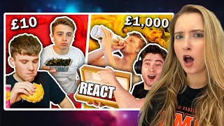 REACTING TO CHRIS MD £10 vs £1000 Takeaway [upl. by Winson]