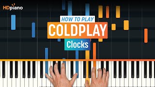 How to Play quotClocksquot by Coldplay Older Lesson  HDpiano Part 1 Piano Tutorial [upl. by Ecadnak]