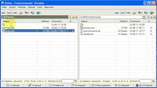 FreeCommander 200902b  základná práca so súbormi a priečinkami [upl. by Arim96]