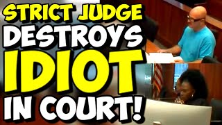 Judge DOMINATES Her Courtroom And SHUTS DOWN Idiot IN COURT PRO SE FAIL [upl. by Roel]