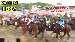 RACE 11  KELAS DERBY DIV I  PACU KUDA PAYAKUMBUH PIALA GUBERNUR 2024 [upl. by Motteo437]