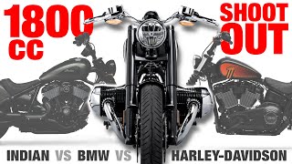 Big Twin Battle  Chief Dark Horse vs BMW R 18 vs Street Bob 114 [upl. by Acinorahs]