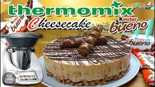 Cheesecake au kinder bueno au Thermomix tm6 [upl. by Llekim930]