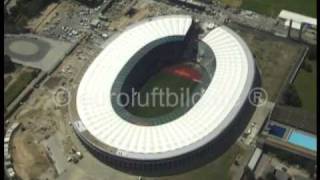 Berliner Olympiastadion  Stadion in Charlottenburg Umbauarbeiten [upl. by Nnaeilsel]