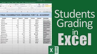 How to calculate students grades in Excel [upl. by Edy485]