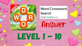 Word Crossword Search  Level 110  TUTORIAL  ANSWER wordcrosswordsearch tutorial answer [upl. by Barby]