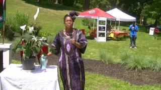 Libation Ceremony at 2017 Cleveland Juneteenth event [upl. by Aoniak]