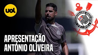 COLETIVA DE APRESENTAÇÃO DE ANTÓNIO OLIVEIRA NOVO TÉCNICO DO CORINTHIANS [upl. by Domel]