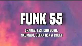 Shakes Les Dbn gogo  Funk 55  lyrics [upl. by Engdahl]