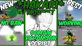 NEW🟢💪Roblox tsb script  Hakari moveset script  Domain expansion Custom SFX amp VFX green energy🟩 [upl. by Gerbold]