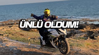 HABERLERE ÇIKTIM  ARTIK ÜNLÜ MÜYÜM motovlog [upl. by Lener]