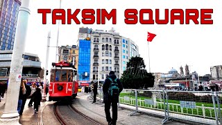 Taksim Square Istanbul  Turkey In 2024 🇹🇷 [upl. by Glasgo]