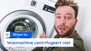 Wasmachine centrifugeert niet goed 5 mogelijke oorzaken  BlueMovement [upl. by Engelbert]