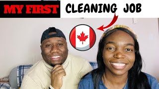 Story time My first cleaning Job In Canada Grande Prairie Alberta [upl. by Enelyw]