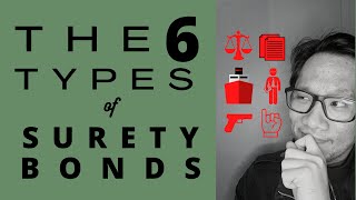 Surety Bonds Lesson  The 6 Types of Surety Bonds 2020 [upl. by Haseena992]