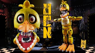 WITHERED CHICA 😱😱FNAF 2UCN REMAKE PLASTILINA✔✔✔ PORCELANA✔✔ POLYMERCLAY✔ [upl. by Ric526]