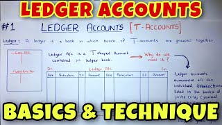 LEDGER Posting with a Simple TECHNIQUE  Class 11  BCOM  CA Foundation [upl. by Blinnie664]