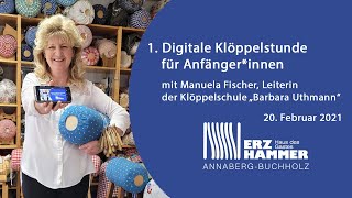 1 OnlineKlöppelstunde für AnfängerInnen [upl. by Cynthy]