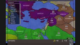 Swordfall Kingdoms  Campaign with Byzantines 2 [upl. by Netsyrc]