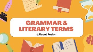 Grammar amp Literary Terms [upl. by Idaline]