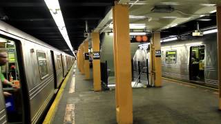 IND Subway Special Downtown R46 A and C trains at 145th Street [upl. by Norb]