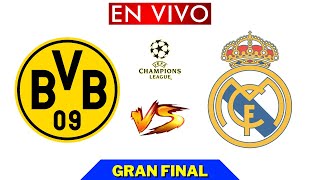 BORUSSIA DORTMUND VS REAL MADRID EN VIVO  FINAL EUFA CHAMPIONS LEAGUE 2024  HORARIO Y DONDE VER [upl. by Euqitsym]