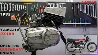 Yamaha Rx 100 Detailed Engine Disassembly Part2 [upl. by Anahsat]