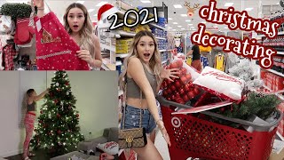 Decorating my NEW APARTMENT for Christmas 2021  VLOGMAS DAY 1 [upl. by Nuahsed]