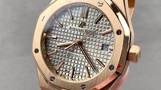 Audemars Piguet Royal Oak 15450OROO1256OR01 Audemars Piguet Watch Review [upl. by Atat676]