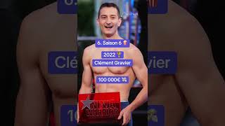 Tous les gagnants de Ninja Warrior  ninjawarrior tvshow [upl. by Fatma]