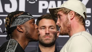 KSI VS LOGAN PAUL 2  LIVE PRESS CONFERENCE 👊 [upl. by Elocn]