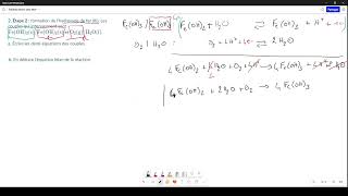 Correction exercices de révision chapitre 6  Réaction redox et tableau davancement [upl. by Tsirc]