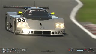 GRAN TURISMO 6 HD Sauber Mercedes C9 at Nordschleife  onboard Hotlap 710PP [upl. by Neeloc]