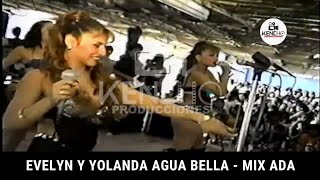 Evelyn y Yolanda Agua Bella 1999  Merezco un nuevo amor en vivo Pacasmayo [upl. by Yesrej]