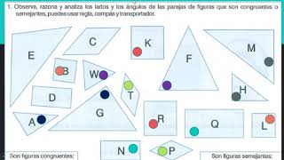 Explicación sobre Construcción de figuras congruentes o semejantes y análisis de sus propiedades [upl. by Hadrian]