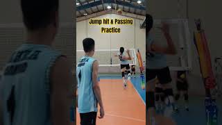 Volleyball Passing amp Serving Practice volleyballspiketrainingdrills [upl. by Llabmik55]