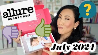 SO MUCH SKIN CARE  Allure Beauty Box  July 2024 [upl. by Assirem]