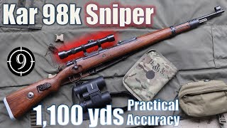 Kar98k  Zf 39 Sniper to 1100yds Practical Accuracy [upl. by Assilla]