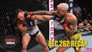 UFC 262 Recap Charles Oliveira TKOs Michael Chandler for the lightweight belt  ESPN MMA [upl. by Ardekal]