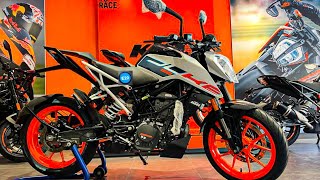 2023 KTM Duke 125 E20 OBD2 Detailed Review  On Road Price New Update Features [upl. by Bierman]