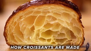 How Croissants Are Made • Tasty [upl. by Clemente444]