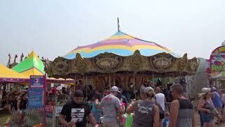 🎠Carousel at 2023 Sauk County Fair [upl. by Onder]