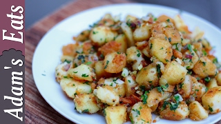 Pommes persillade Crispy herby potatoes [upl. by Renrut329]