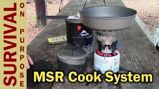 MSR Windburner 18L Cook Set  Camping and Backpacking Stove [upl. by Mcnully832]