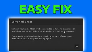 CS2 Some of Your Game Files Have Been Detected To Have No Signature or Invalid Signature How To Fix [upl. by Macknair666]