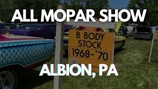 36th Annual All Mopar Show  Albion PA [upl. by Sarchet]