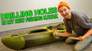 Installing an Anchor Trolley System on my New Fishing Kayak [upl. by Cherian456]