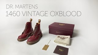 Dr Martens 1460 Vintage Oxblood Quilon [upl. by Maryl620]