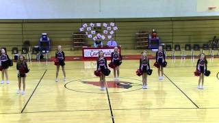 Landrum Middle School  Basketball Cheerleaders  2014 [upl. by Wilscam]